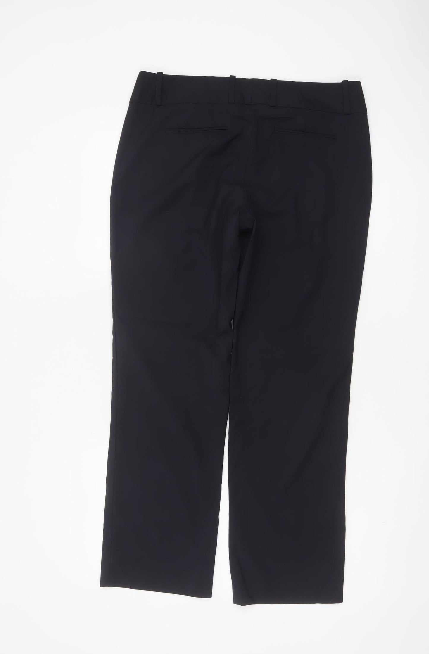 Brook Taverner Womens Black UK 14 Straight Tailored Dress Pants