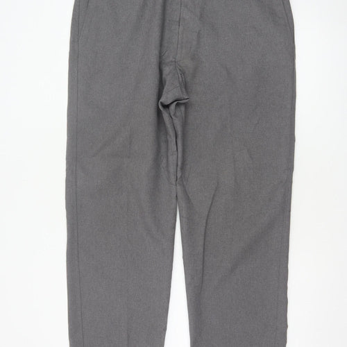 Farah Men’s Grey 36 W29 Straight Flat Front Dress Trousers