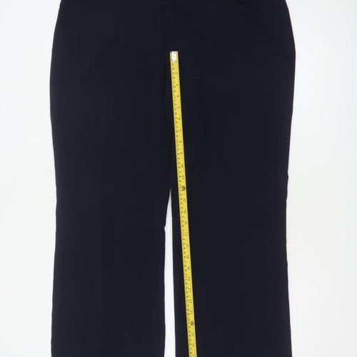 Klass Women’s Navy Size 18 Wide-Leg Smart Stretch Trousers