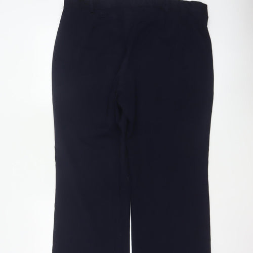 Klass Women’s Navy Size 18 Wide-Leg Smart Stretch Trousers