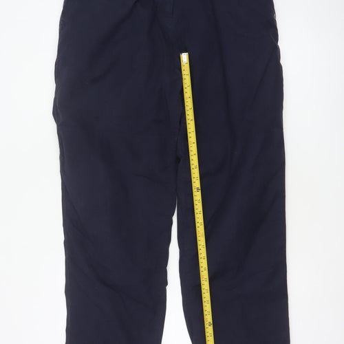 Craghoppers Kiwi Womens Blue UK 16 Regular Straight Outdoor Trousers
