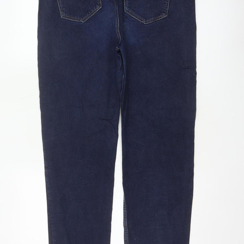 Marks and Spencer Women Blue UK 16 Straight Regular Stretch Jeans