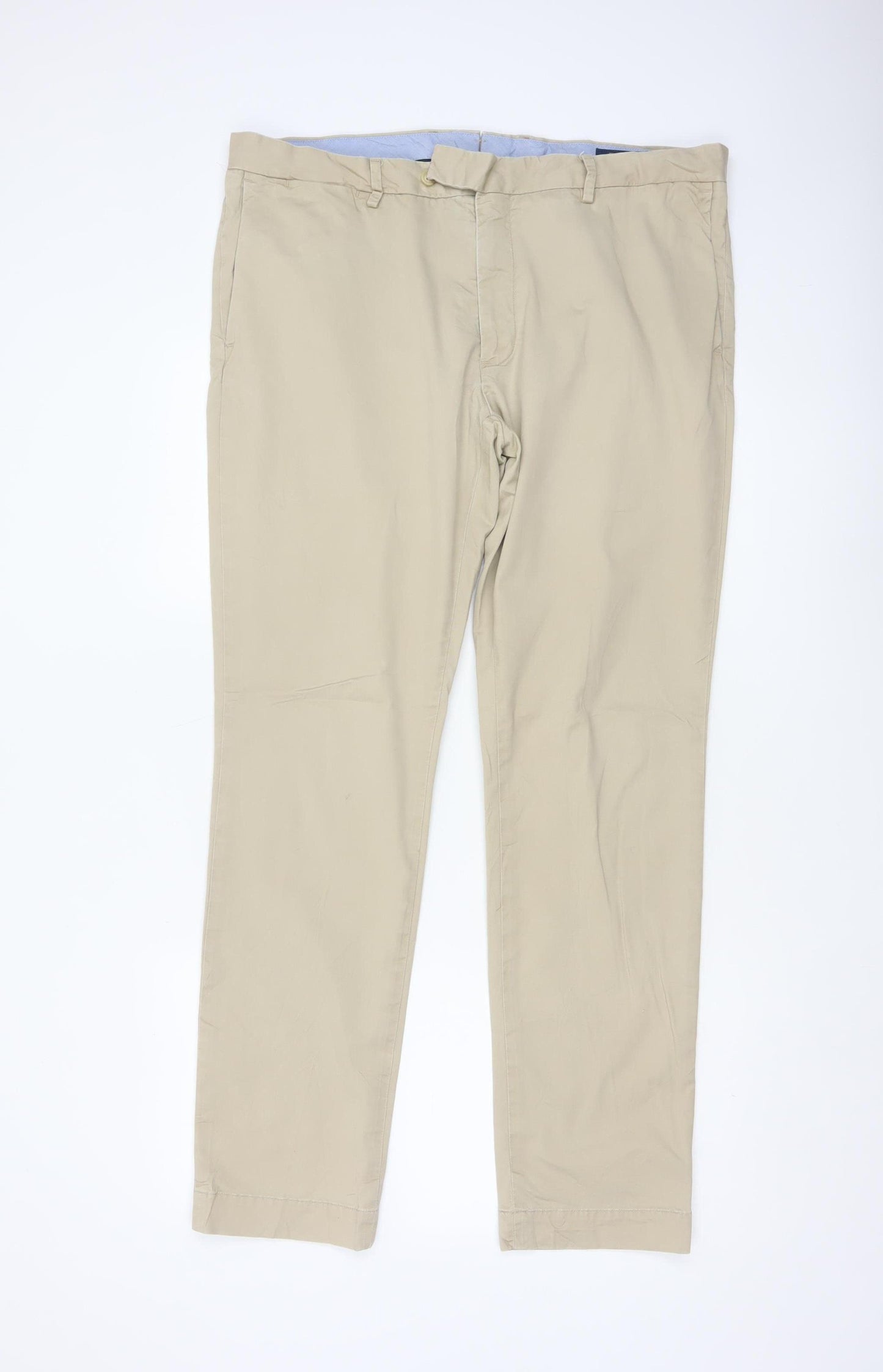 Polo Ralph Lauren Men’s Beige 36/32 Stretch Slim Fit Chino Trousers