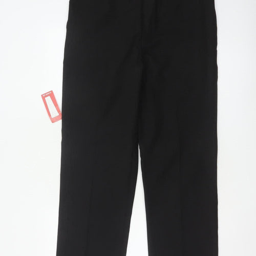 M&S Men’s Black 36in Classic Straight Formal Dress Trousers New