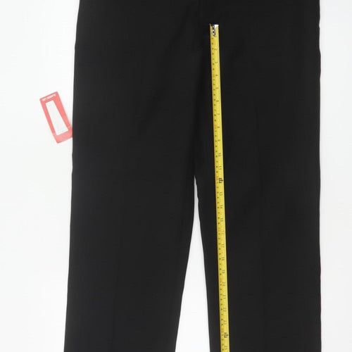 M&S Men’s Black 36in Classic Straight Formal Dress Trousers New