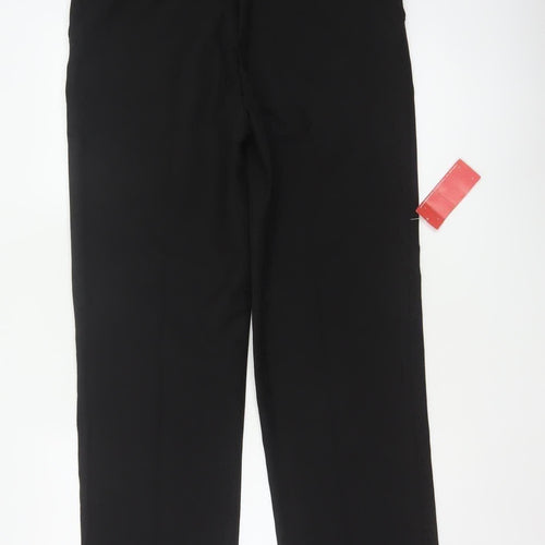 M&S Men’s Black 36in Classic Straight Formal Dress Trousers New