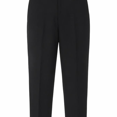 Marks and Spencer Men Black 34 Regular 29in Leg Flat Front Dress Trousers