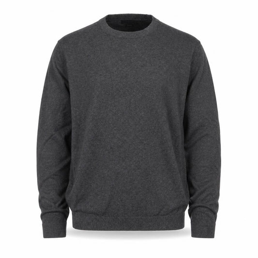 ASOS Men’s Grey L Cotton Blend Crew Neck Pullover Jumper