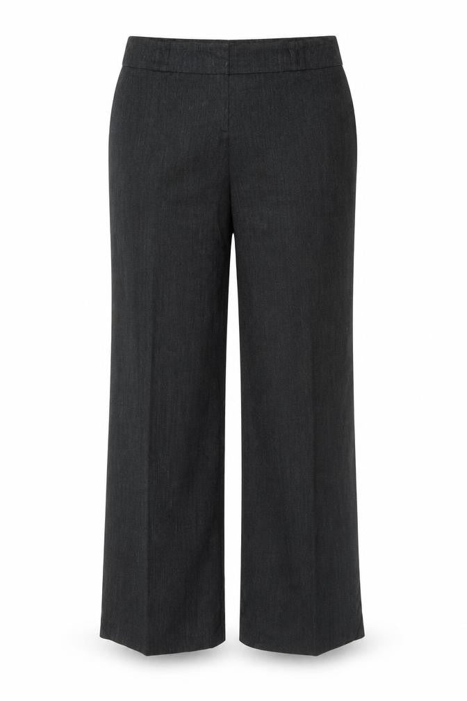 Wallis Women Black Size 12 Straight Leg Smart Stretch Trousers