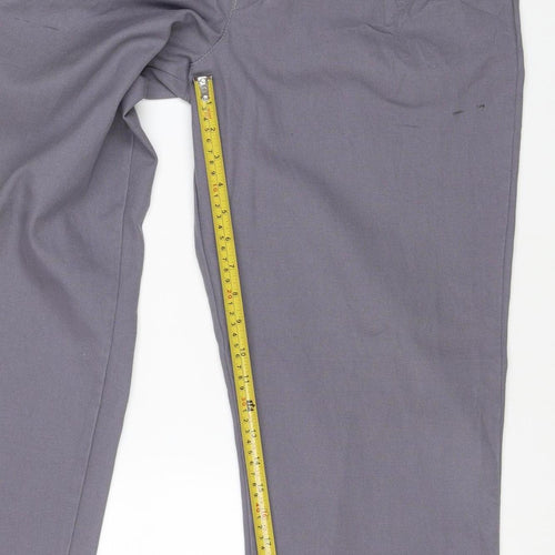 CCM Men’s Grey M 84cm Vintage Cotton Blend Wide Leg Sweatpants