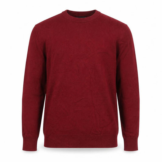 Marks and Spencer Men's Red M Fine Pure Cotton Crew Neck Jumper
