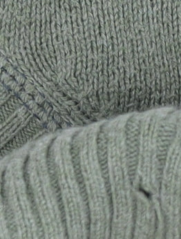 Mantaray Men’s Green L V-Neck Cotton Knit Pullover Jumper