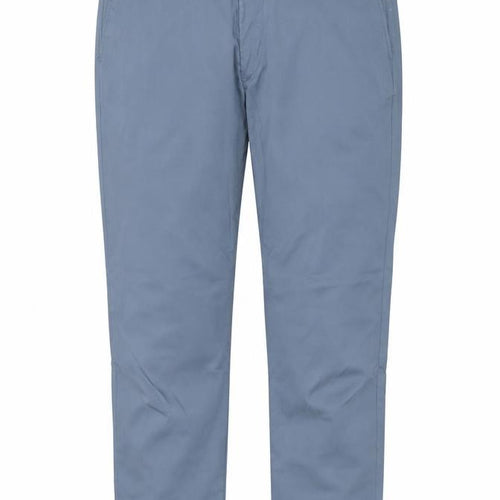 M&S Men’s Blue 34 Straight Lightweight Polyester Cotton Trousers