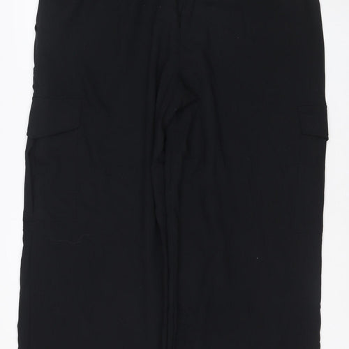 M&S Women’s Black Size 20 Short Straight Leg Cargo Trousers