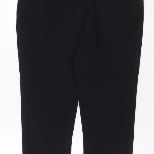 Marks & Spencer Women's Black UK 14 Short Straight Dress Trousers