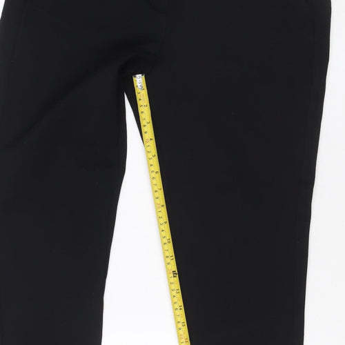 Marks & Spencer Women's Black UK 14 Short Straight Dress Trousers