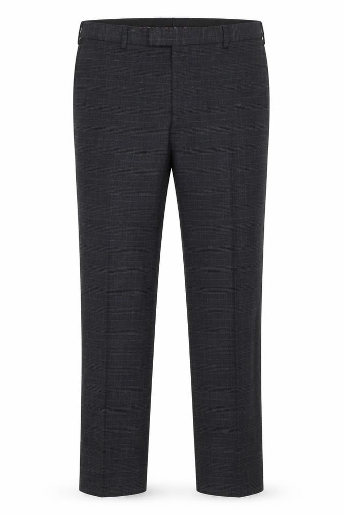 Marks & Spencer Men’s Black 36 Slim Fit Wool Blend Dress Trousers