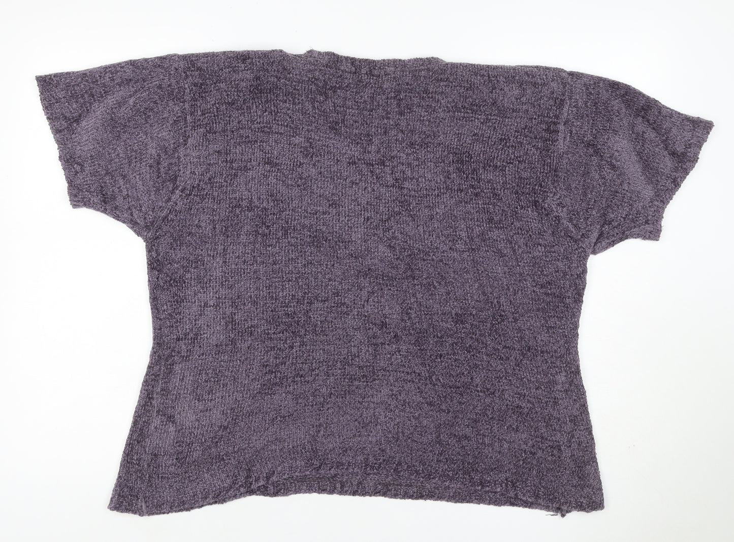 Berkertex Women Grey Size 18 Short Sleeve Dolman Knit Jumper