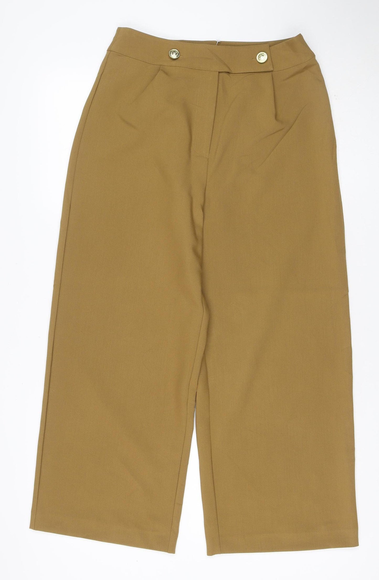 Warehouse Women’s Brown UK 10 Wide-Leg Stretch Dress Trousers