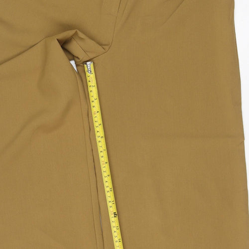 Warehouse Women’s Brown UK 10 Wide-Leg Stretch Dress Trousers