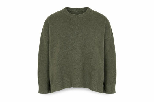 ASOS Design Women’s Green UK 12-14 Oversized Crew Neck Jumper