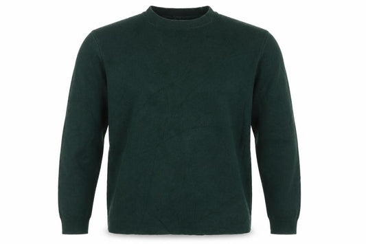 Jasper Conran Men's Green M Cotton Crew Neck Pullover Jumper