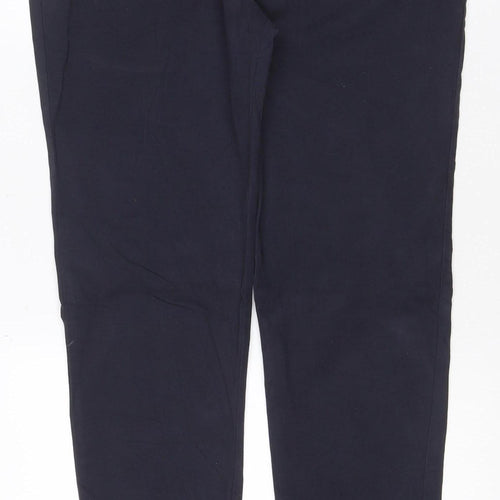 Marks & Spencer Men Blue 36/33 Skinny Fit Stretch Chino Trousers NWT