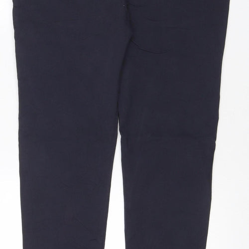 Marks & Spencer Men Blue 36/33 Skinny Fit Stretch Chino Trousers NWT