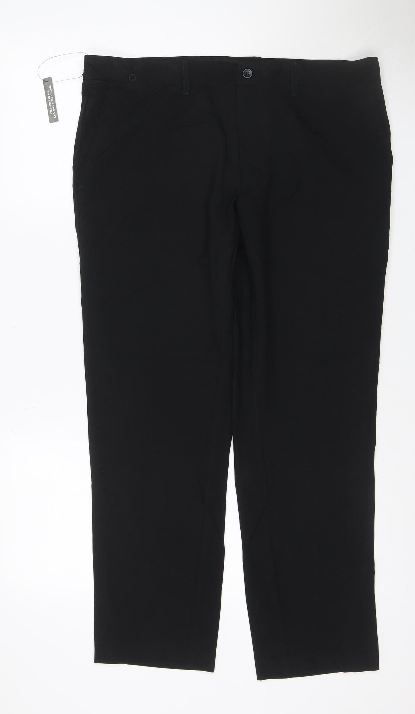 M&S Collection Women’s Black Slim Fit Dress Trousers 34W 29L