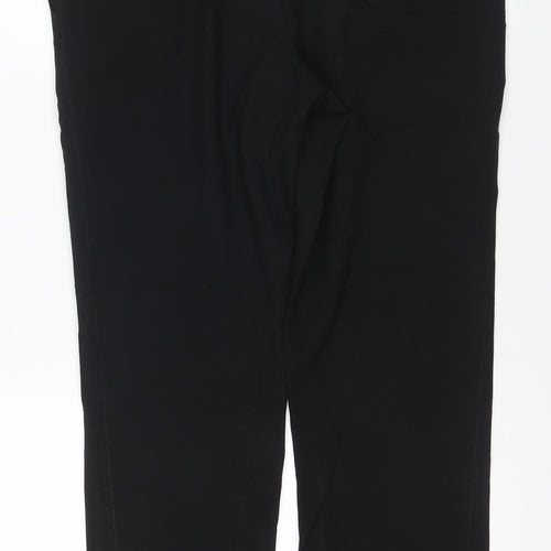 M&S Collection Women’s Black Slim Fit Dress Trousers 34W 29L