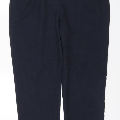 M&S Women’s Navy Blue UK 18 Tailored Straight Dress Trousers