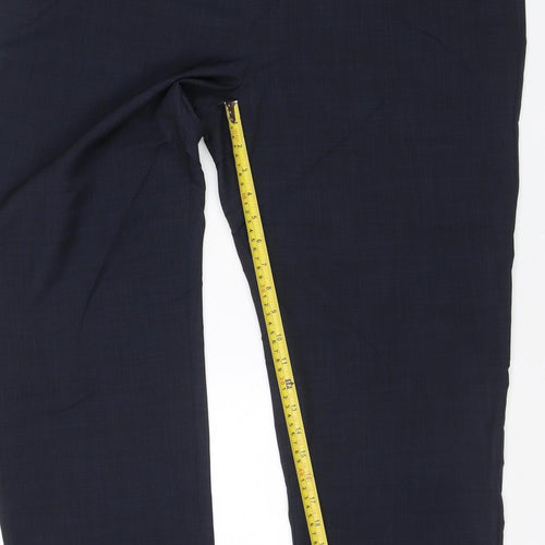M&S Women’s Navy Blue UK 18 Tailored Straight Dress Trousers