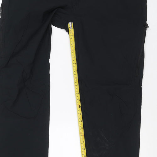 Berghaus Men’s Black 36 Regular Stretch Hiking Trousers Zip Pockets