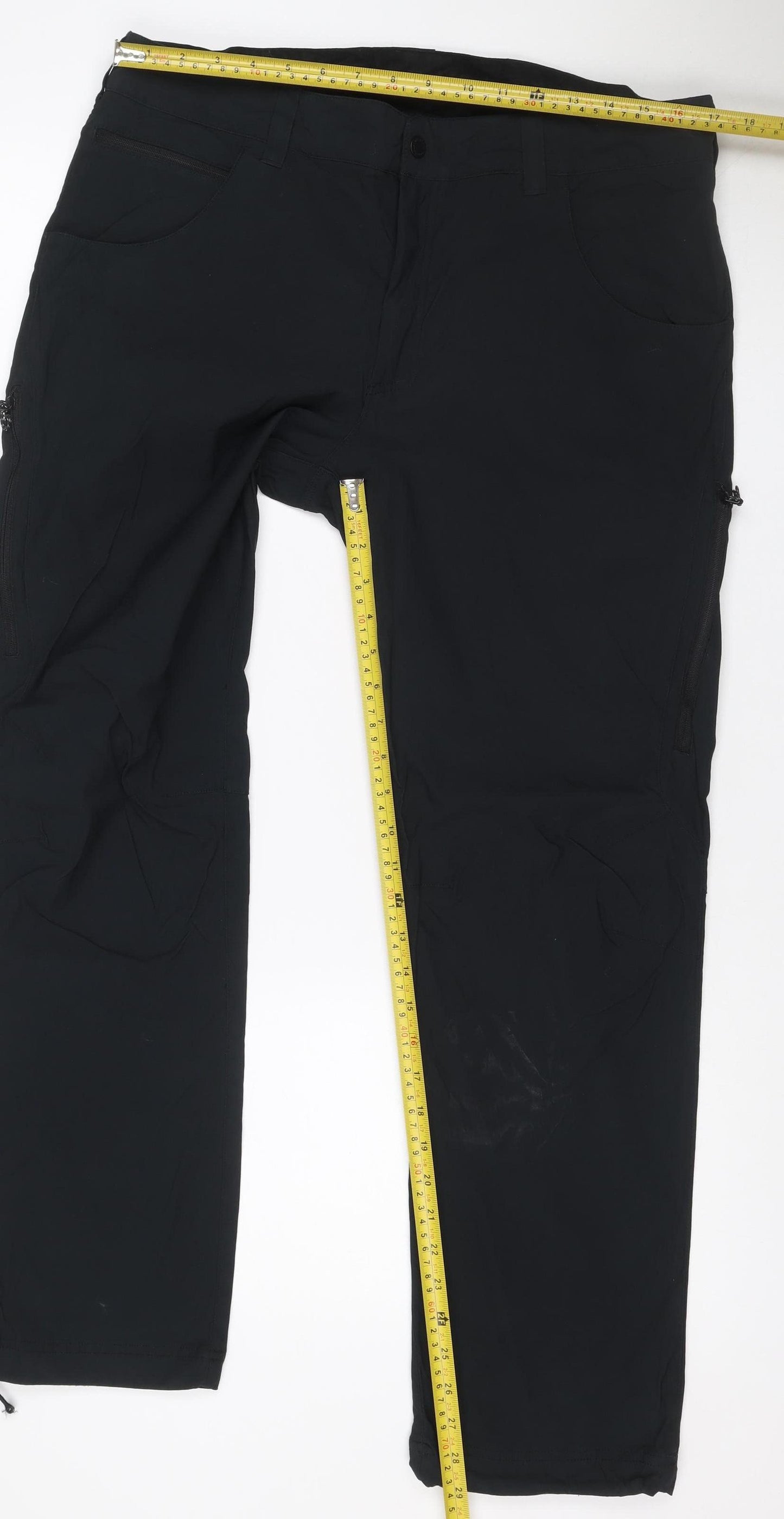 Berghaus Men’s Black 36 Regular Stretch Hiking Trousers Zip Pockets