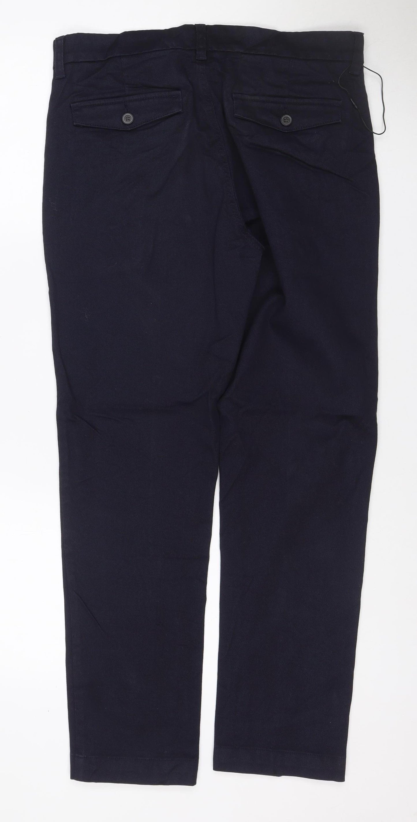 M&S Men’s Blue 32W 29L Slim Tapered Stretch Jeans