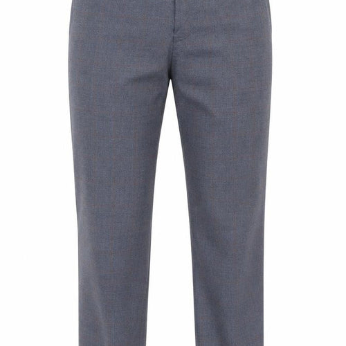 Marks & Spencer Men Blue/Grey Check Slim Fit Dress Trousers 28x31 NWT