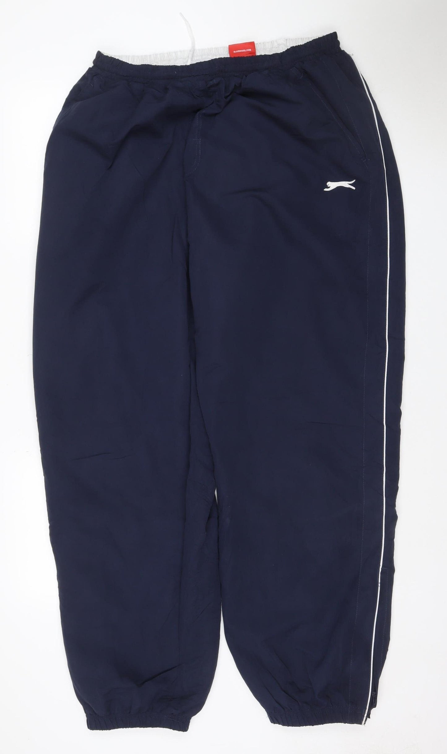 Slazenger Men’s Navy 2XL Track Pants Lined Drawstring Joggers