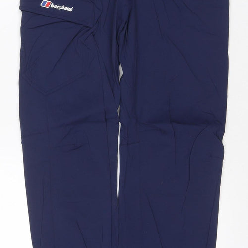 Berghaus Men’s Navy UK 30 Walking Trousers Stretch Drawstring Hem