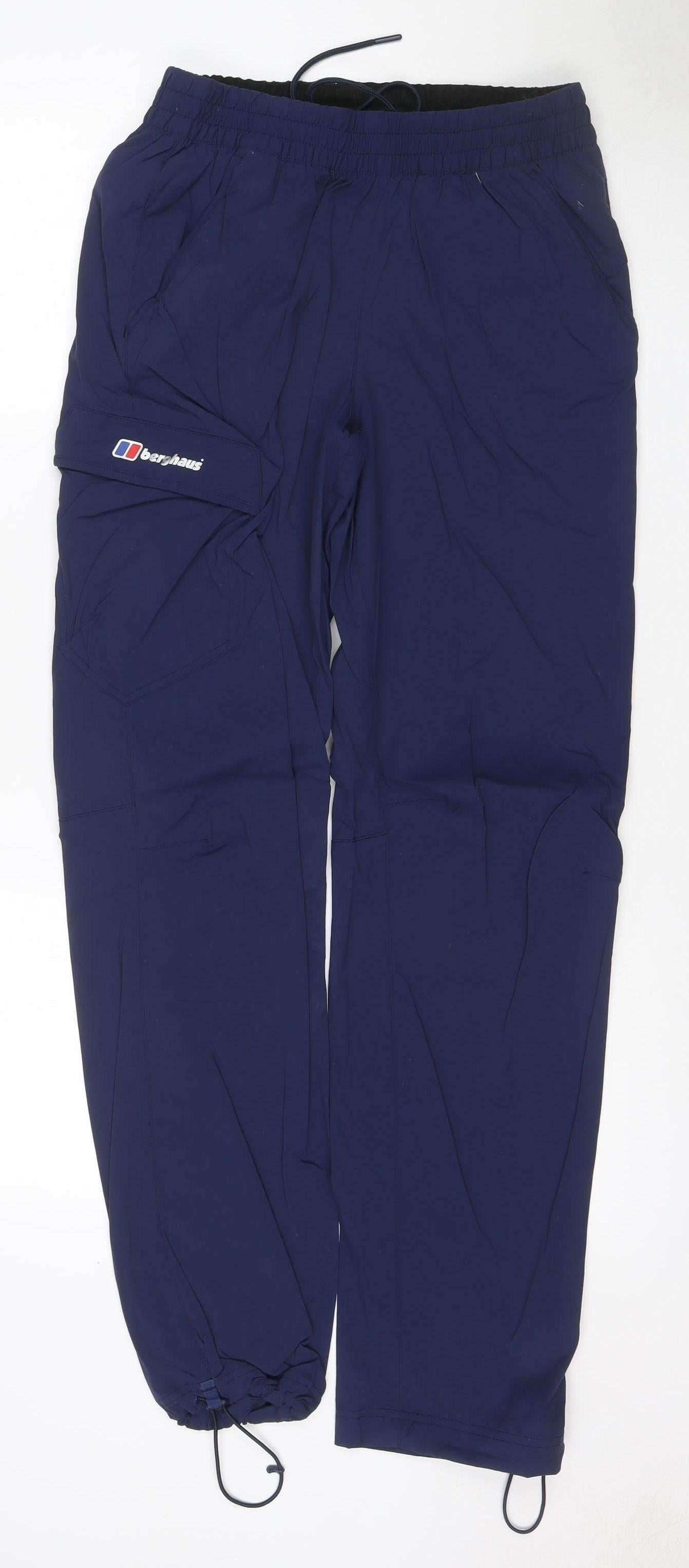 Berghaus Men’s Navy UK 30 Walking Trousers Stretch Drawstring Hem