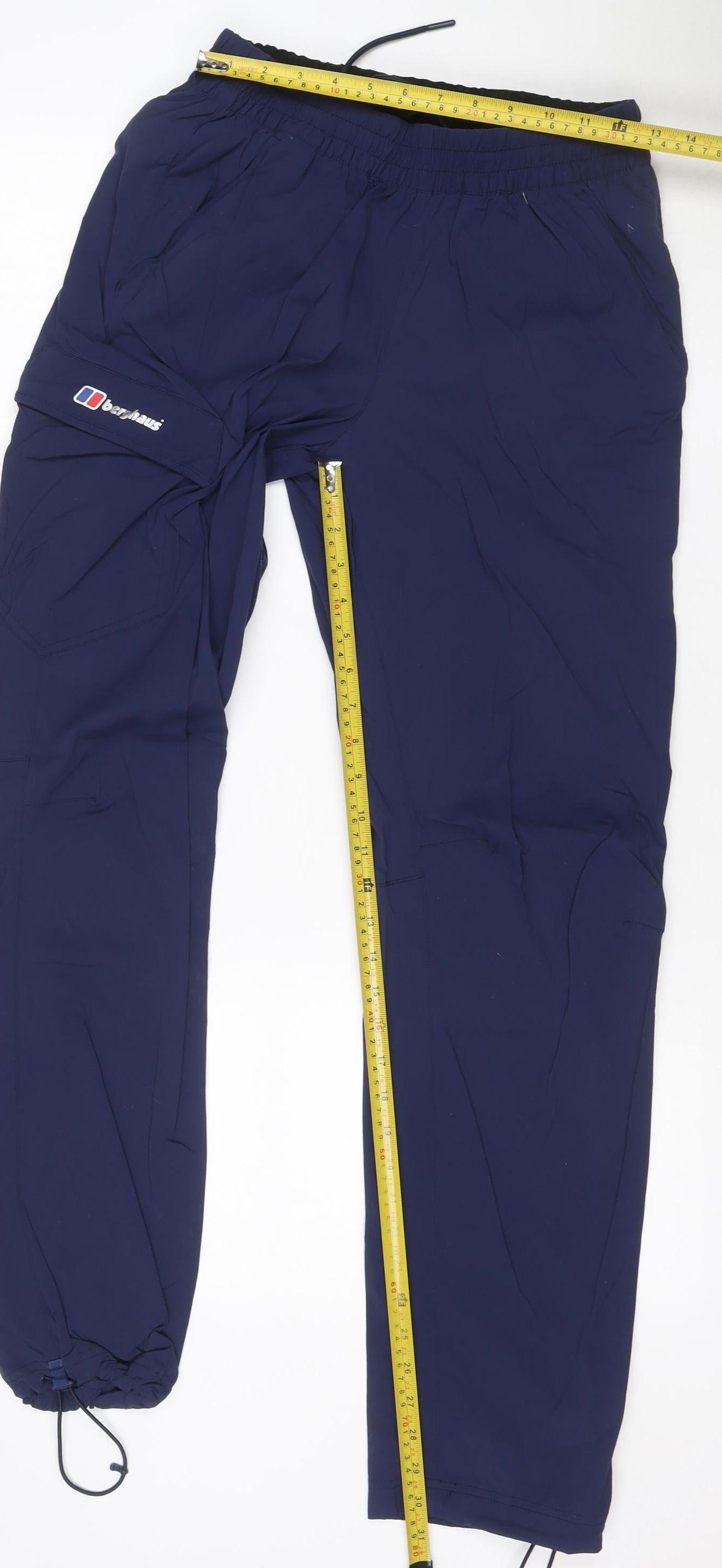 Berghaus Men’s Navy UK 30 Walking Trousers Stretch Drawstring Hem
