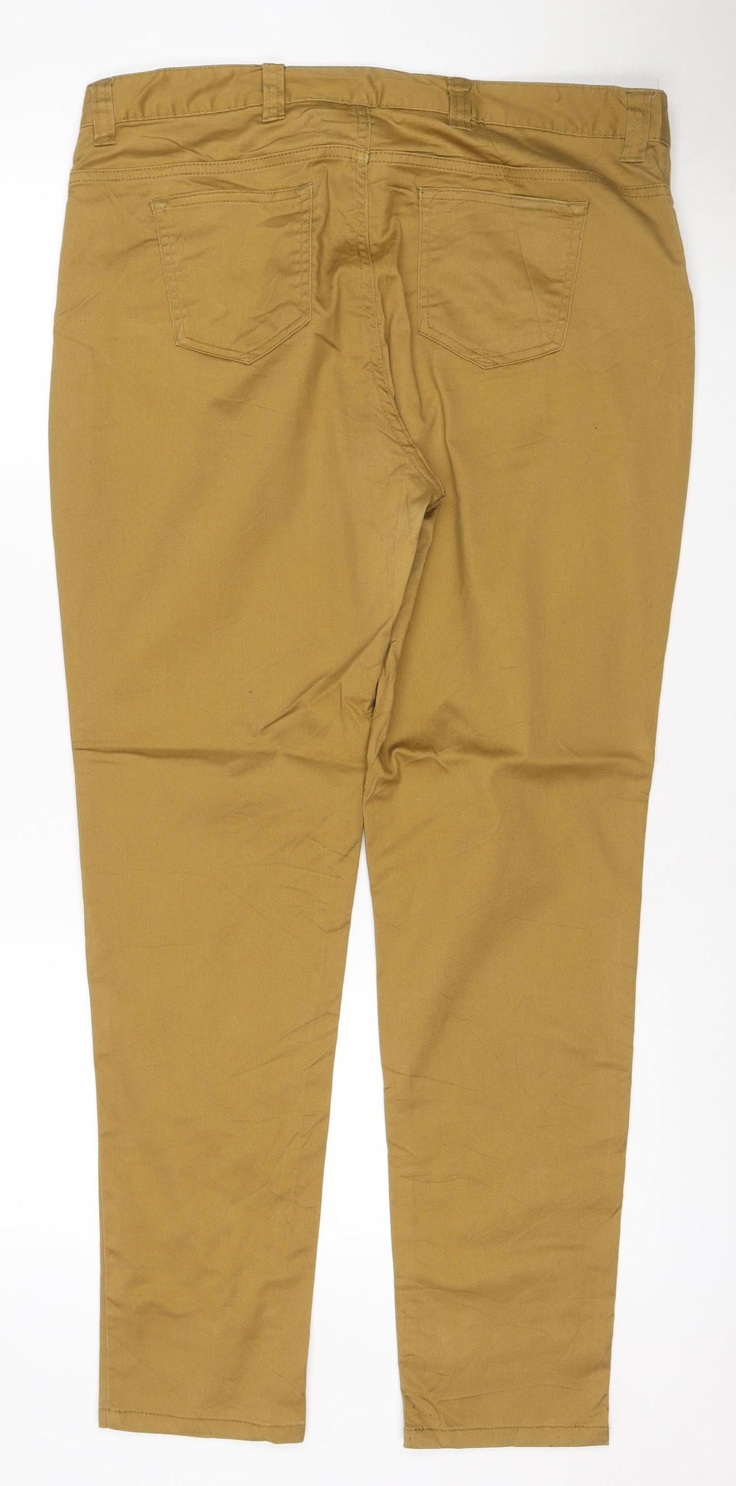 Premier Women’s Brown UK 16 Regular Straight Workwear Jeans PR570