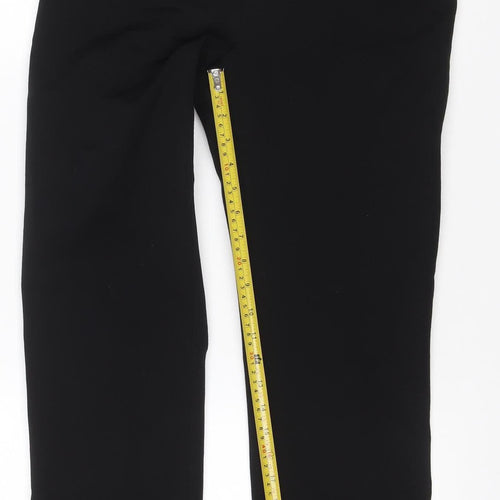 Jigsaw Women’s Black UK 12 Tailored Straight Leg Trousers