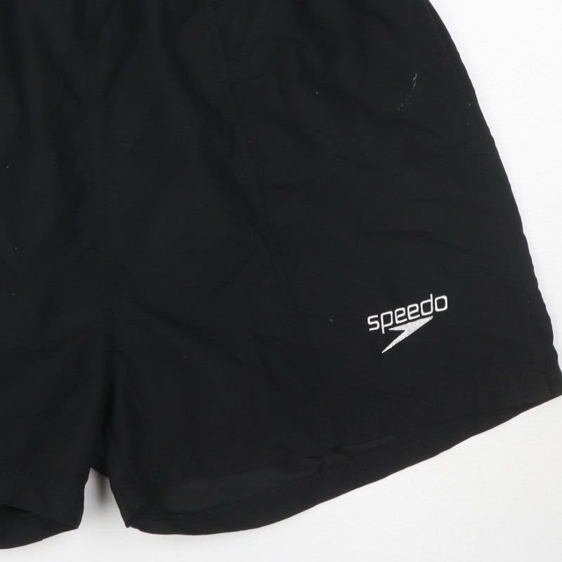 Speedo Men's Black 2XL Swim Shorts Mesh Lined Elasticated Waist Pockets