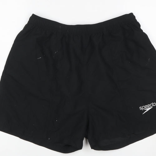 Speedo Men's Black 2XL Swim Shorts Mesh Lined Elasticated Waist Pockets