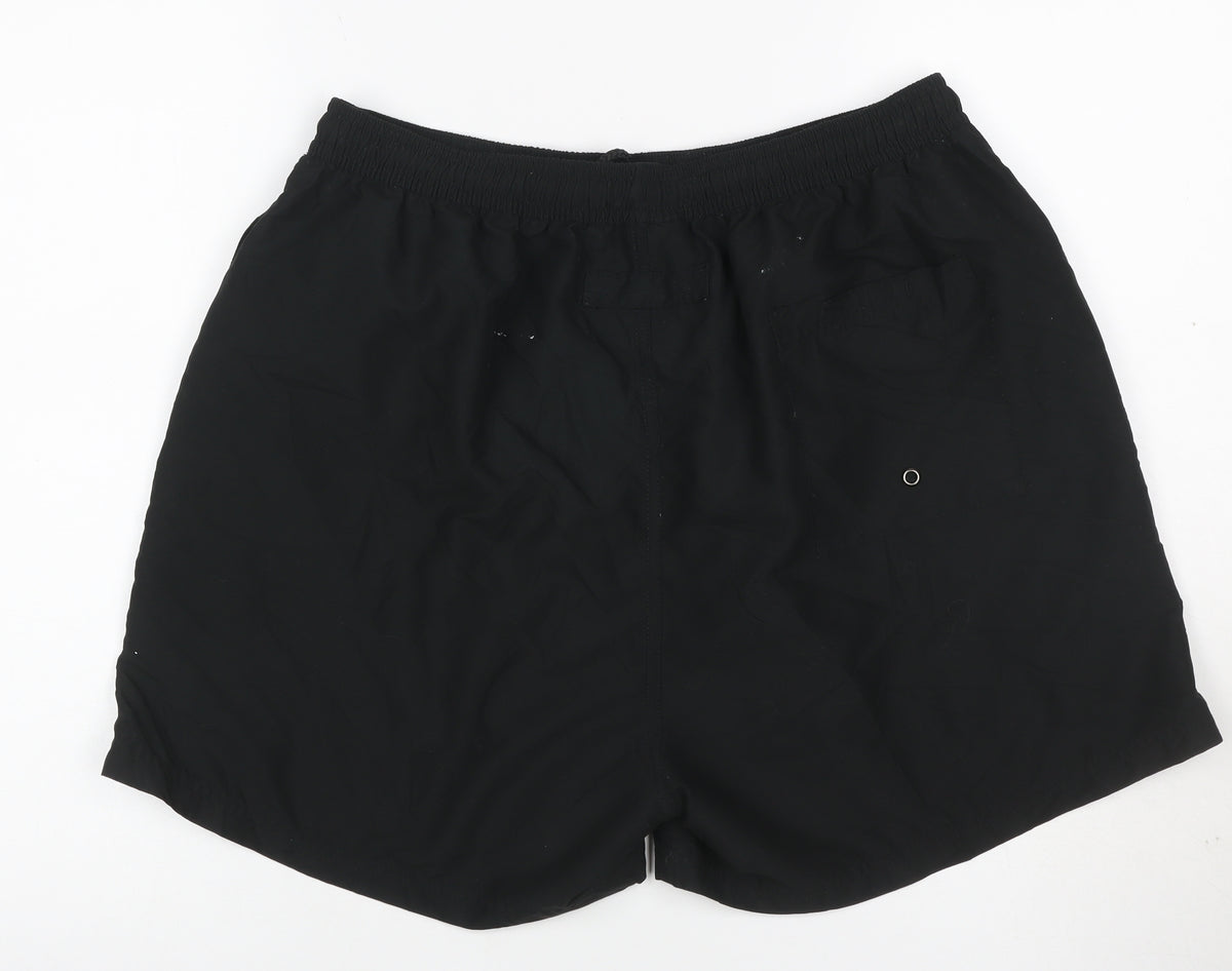 Speedo Men's Black 2XL Swim Shorts Mesh Lined Elasticated Waist Pockets