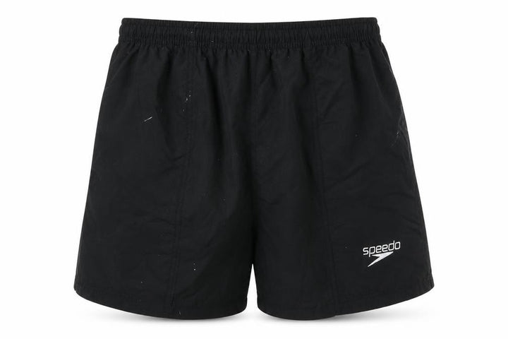 Front view of Speedo Men's Black 2XL Swim Shorts Mesh Lined Elasticated Waist Pockets