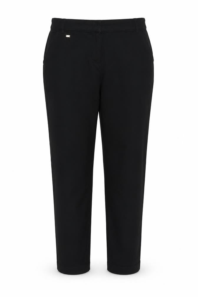 Wallis Women’s Black UK 16 Straight Leg Tailored Trousers Pockets