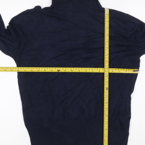 Betty Barclay Women Blue UK 14 Roll Neck Long Sleeve Knit Jumper