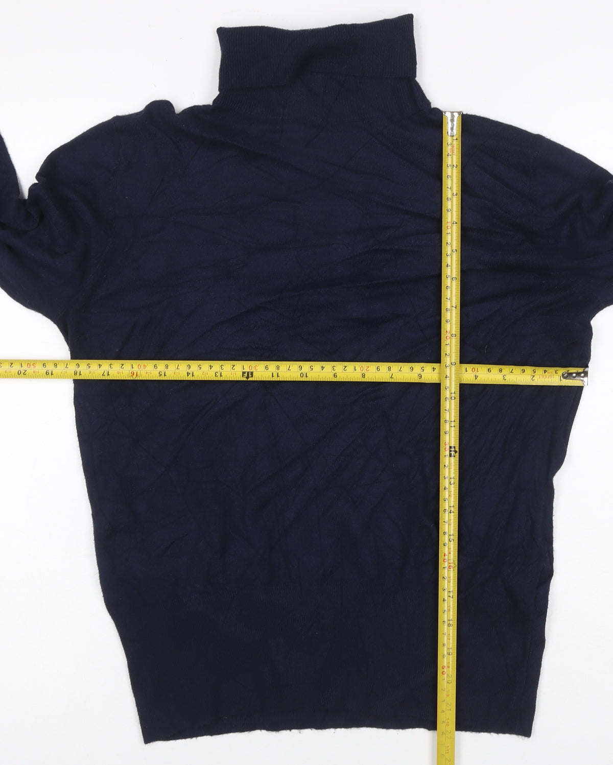 Betty Barclay Women Blue UK 14 Roll Neck Long Sleeve Knit Jumper