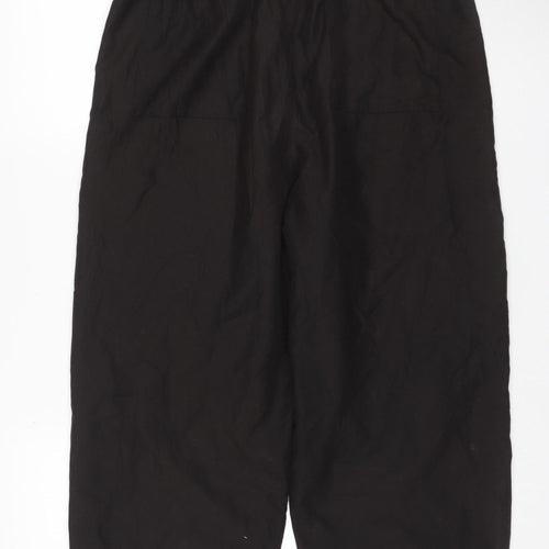 Elam Women’s Black UK 18 Wide-Leg Drawstring Trousers